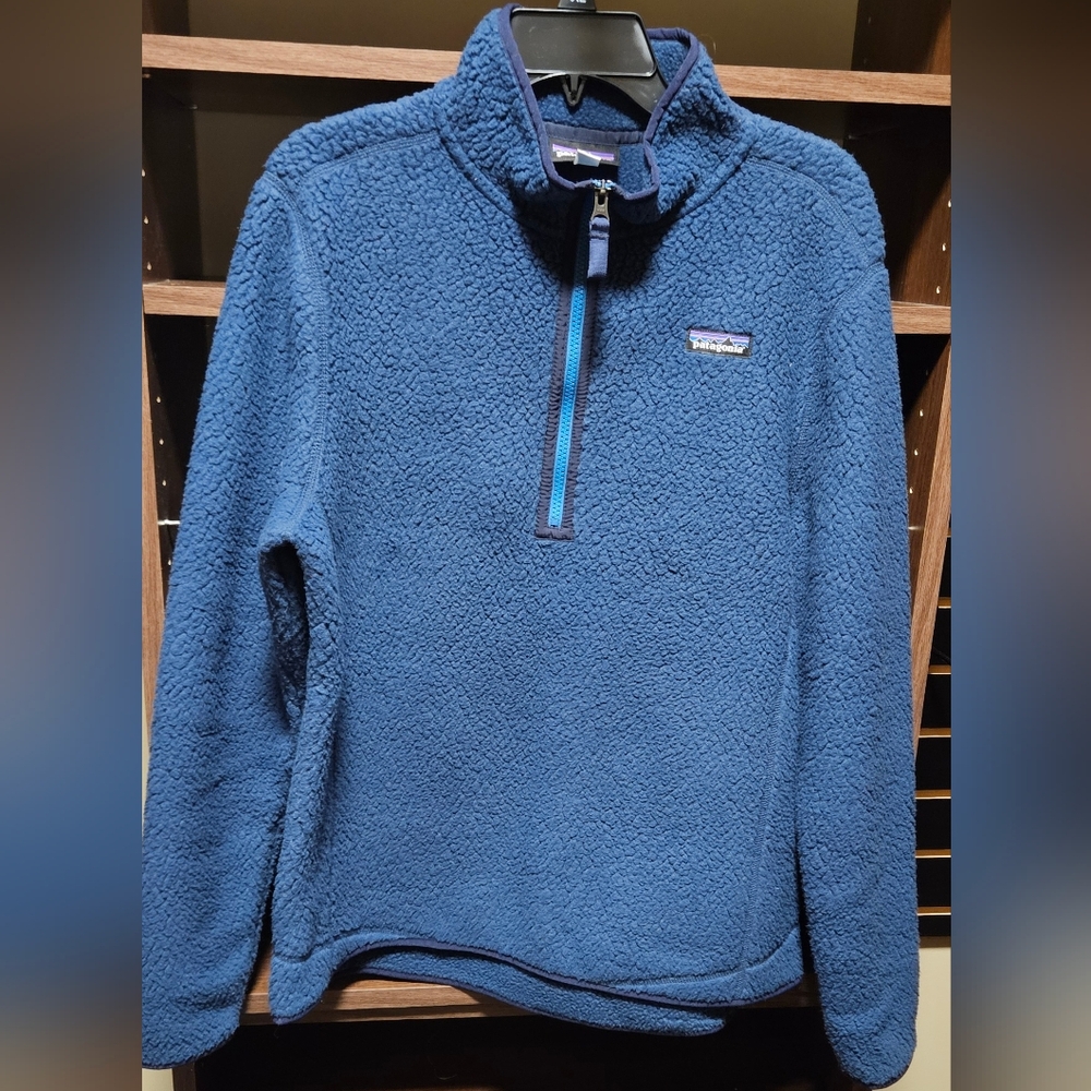 Patagonia  Blue Fleece Half-Zip Pullover